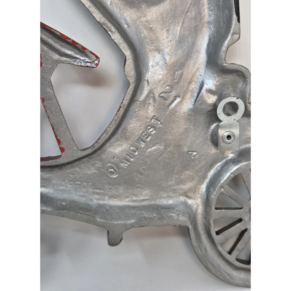 Vintage Midwest Cast Aluminum Antique Car Wall Plaques Set of 3 MCM Garage Decor